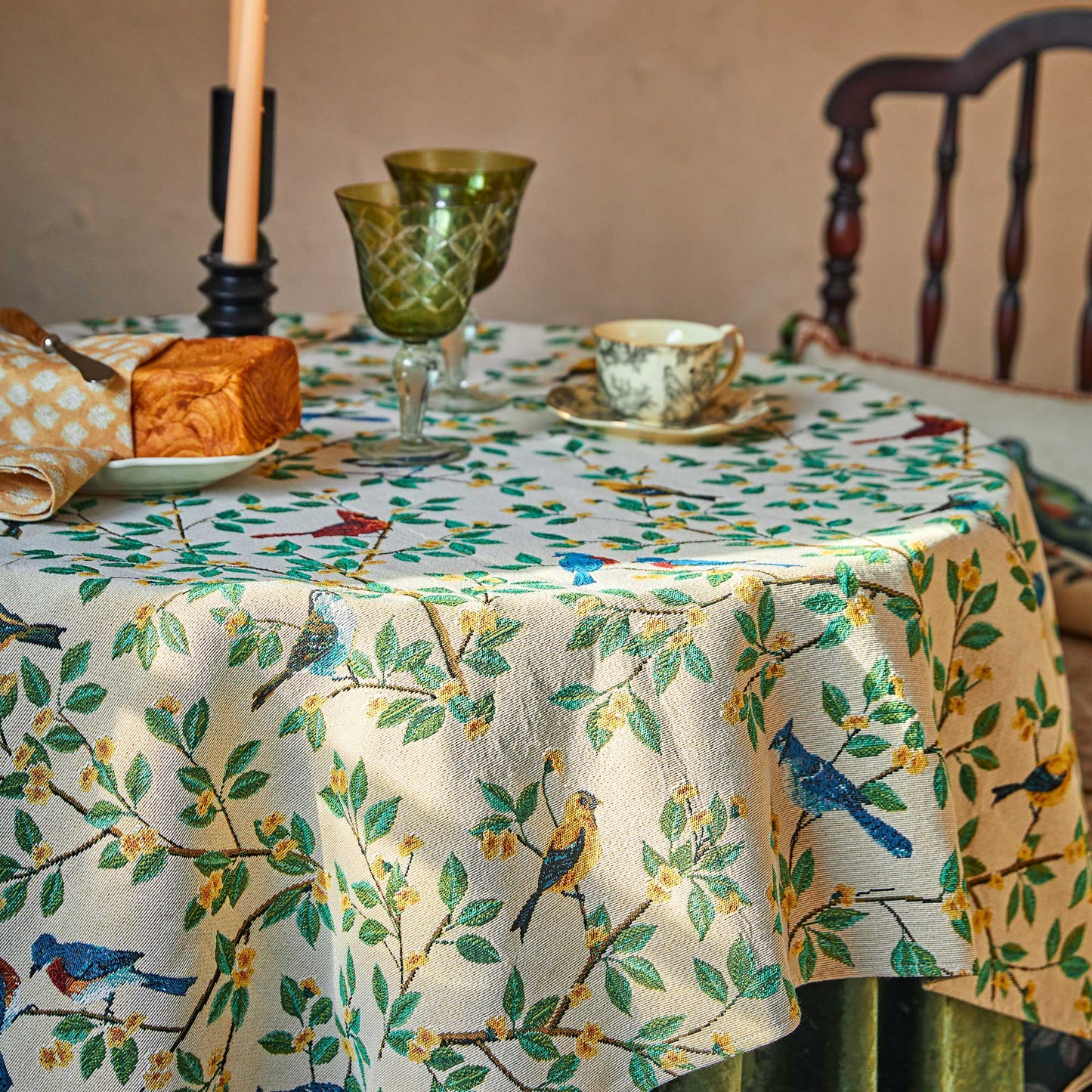 Eden Custom Retro Jacquard Tablecloth