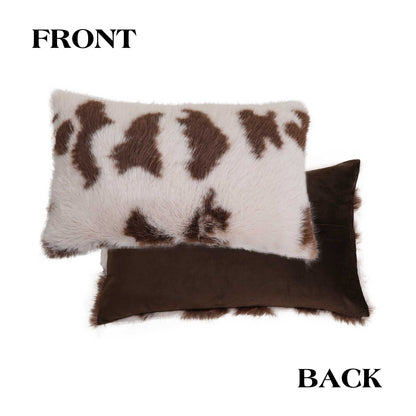 Bronco Modern Farmhouse Cow Pillow Cover