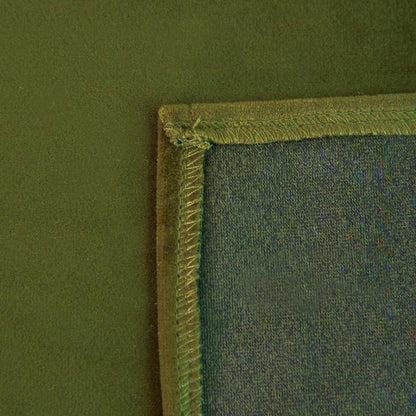 Olive Custom-Made Green Velvet Sofa Cover