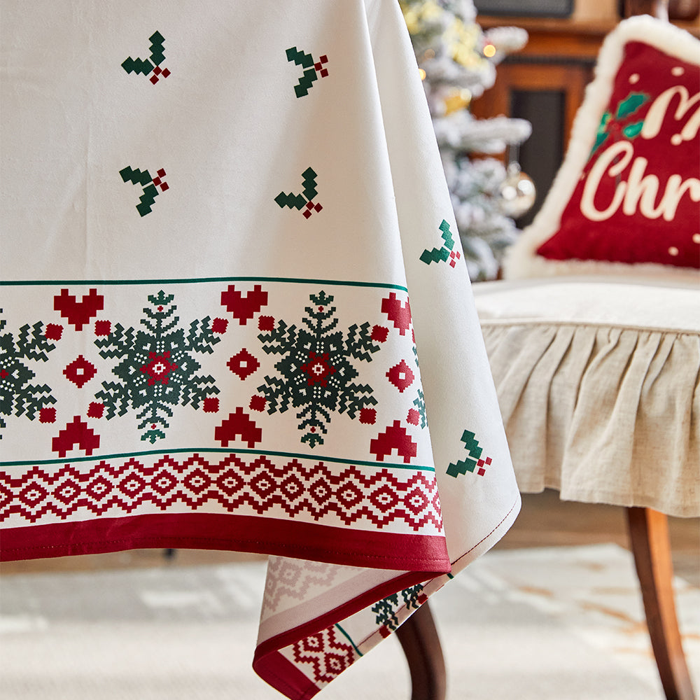 Eira Custom Handmade Christmas Tablecloth