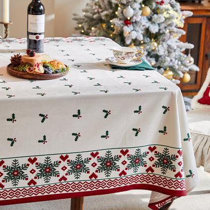 Eira Custom Handmade Christmas Tablecloth