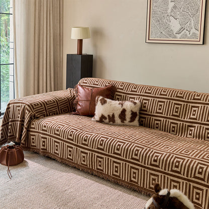 Marlowe Geometric Pattern Sofa Cover