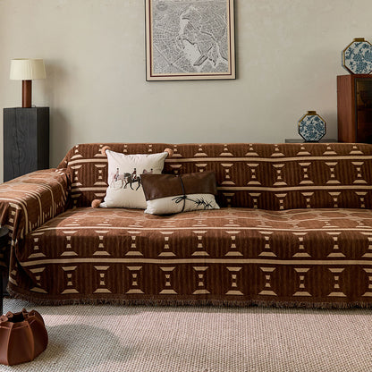 Marlowe Geometric Pattern Sofa Cover