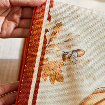 Orange Table Runner Thanksgiving Décor