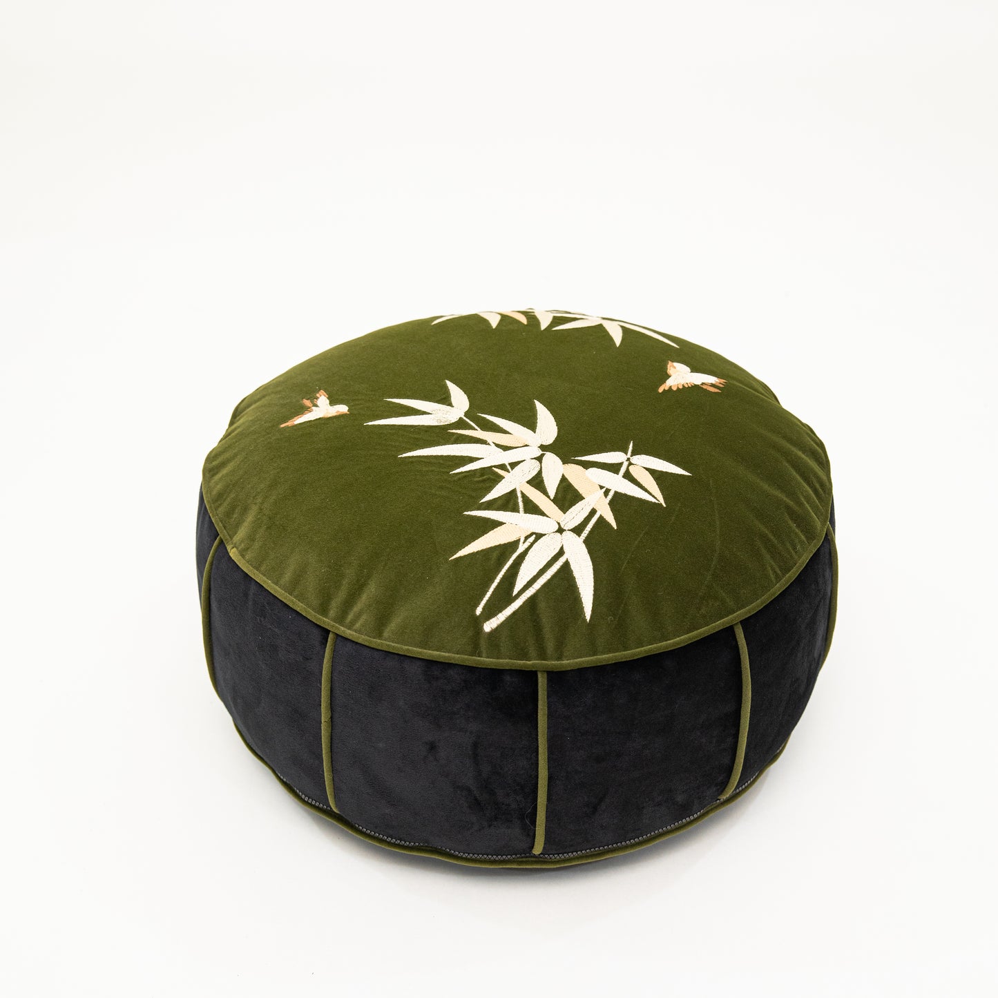 Bamuro Bamboo Embroidery Ottoman Cushion