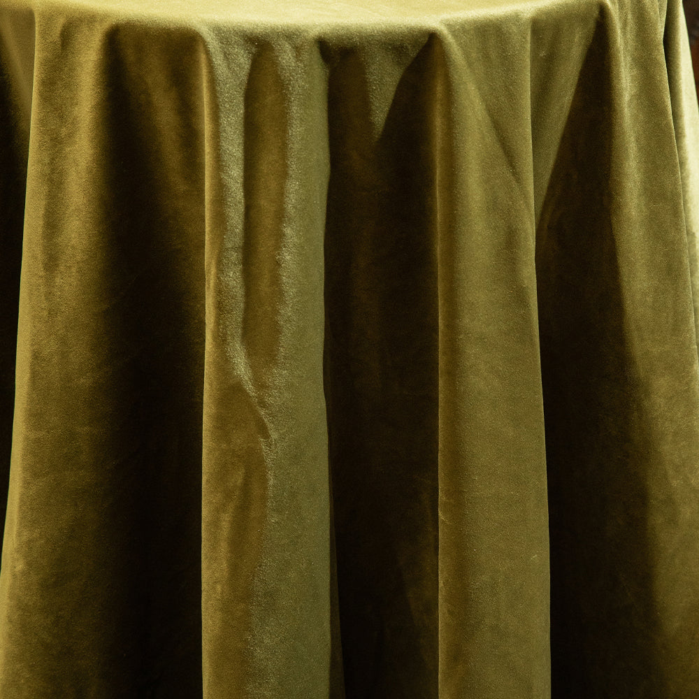 Serena Pickle Green Minimalist Christmas Solid Tablecloth