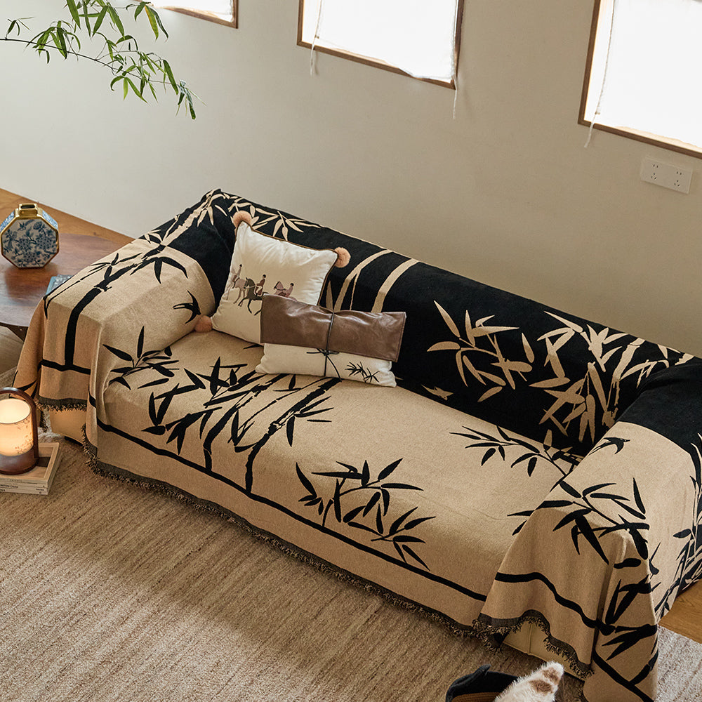 Sakura Bamboo Print Sofa Cover