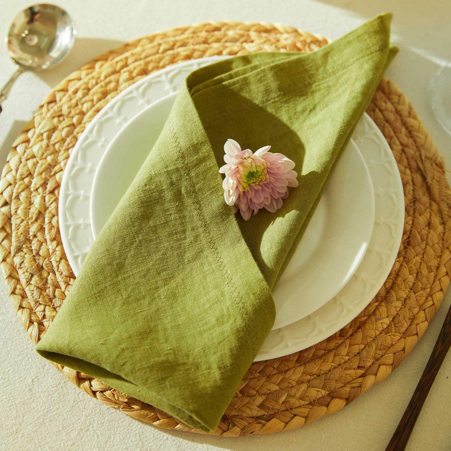 Lydia Various Colors Linen Napkins 4Pcs