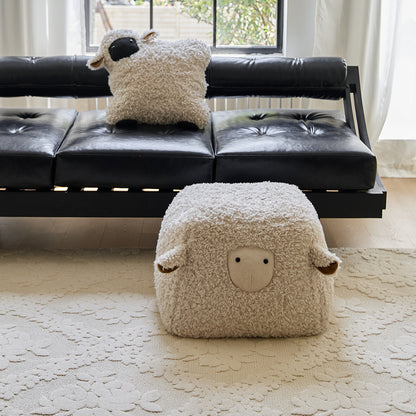 Shaun Soft Plush Sheep Ottoman Cover Cozy