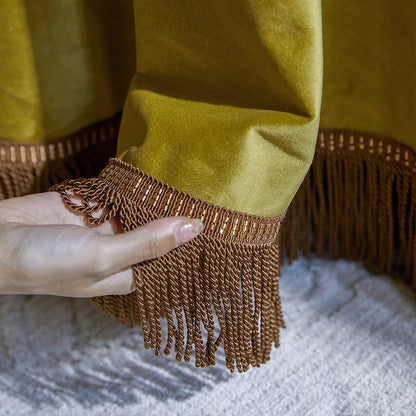 Luxe Yellow Green Minimalist Solid Christmas Tablecloth