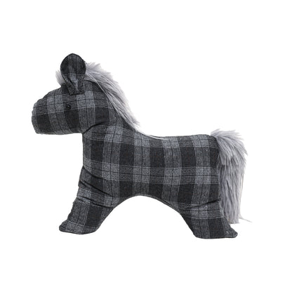 Mustang Plaid Horse Cozy  Plush Home Decor