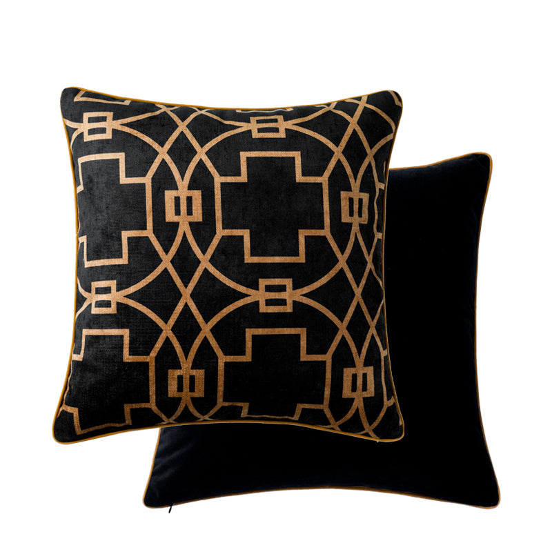 Nabis Crane Three-dimensional Embroidery Throw Pillow Cover