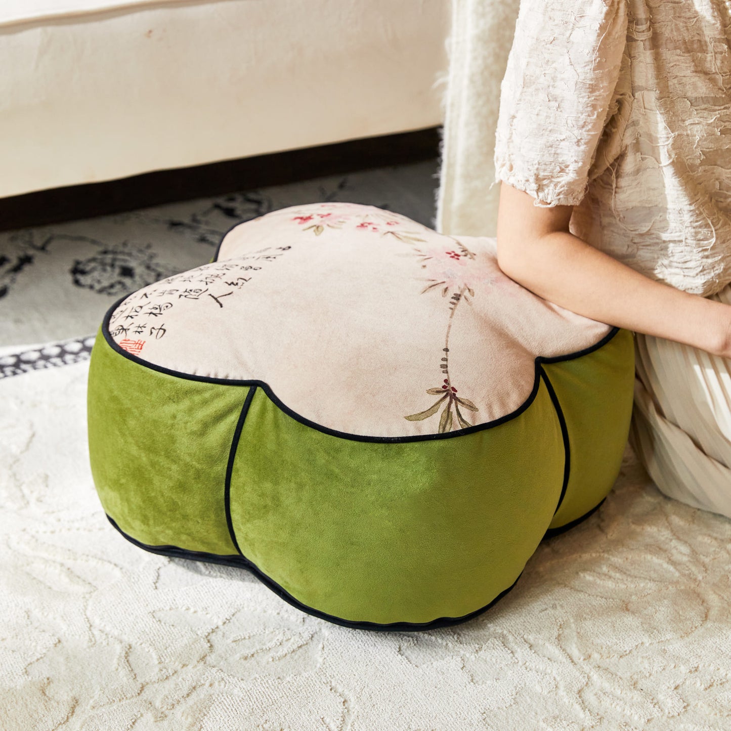 Nabis Special-shaped pillows new Chinese style atmosphere Pouf Covers